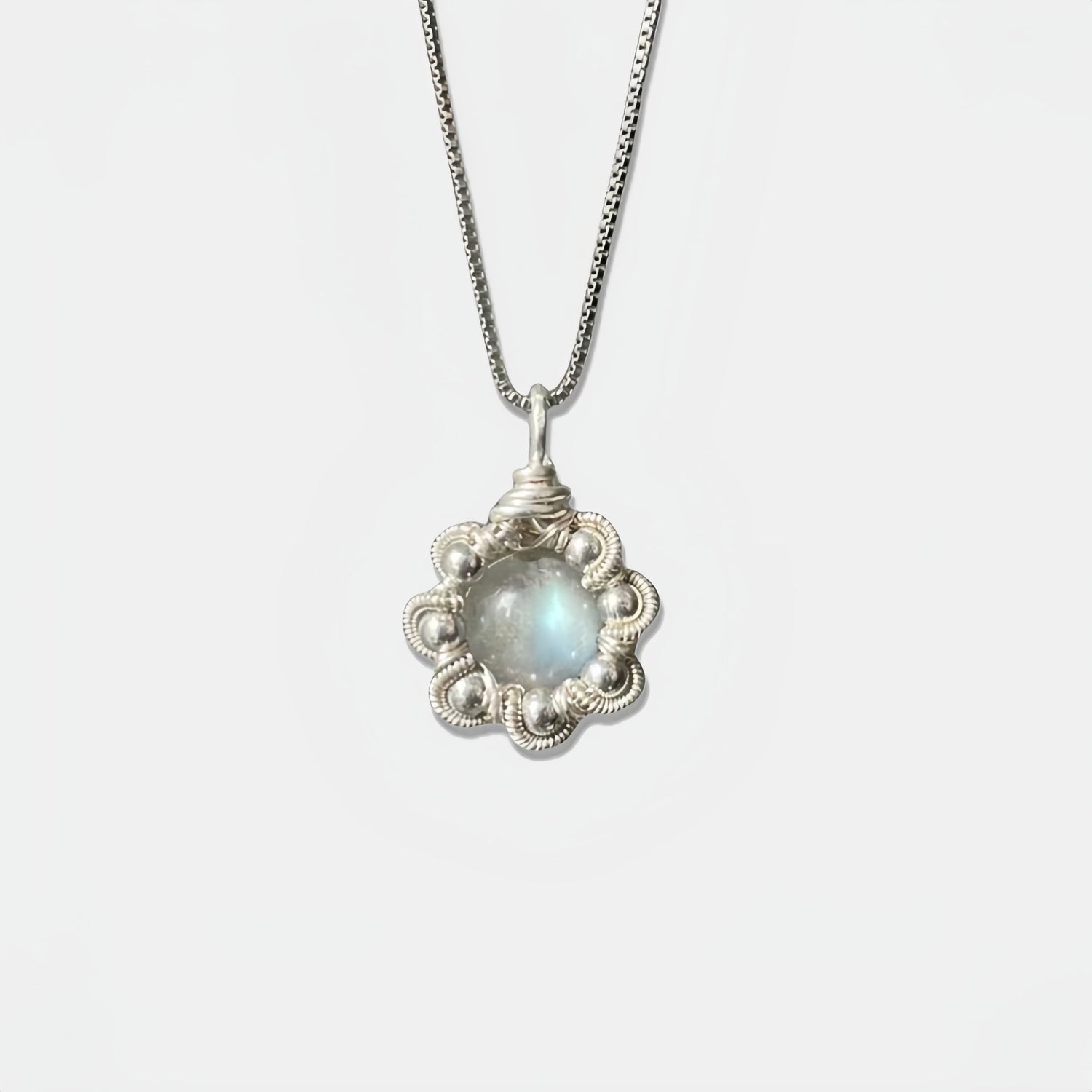 Moonstone Bloom Pendant