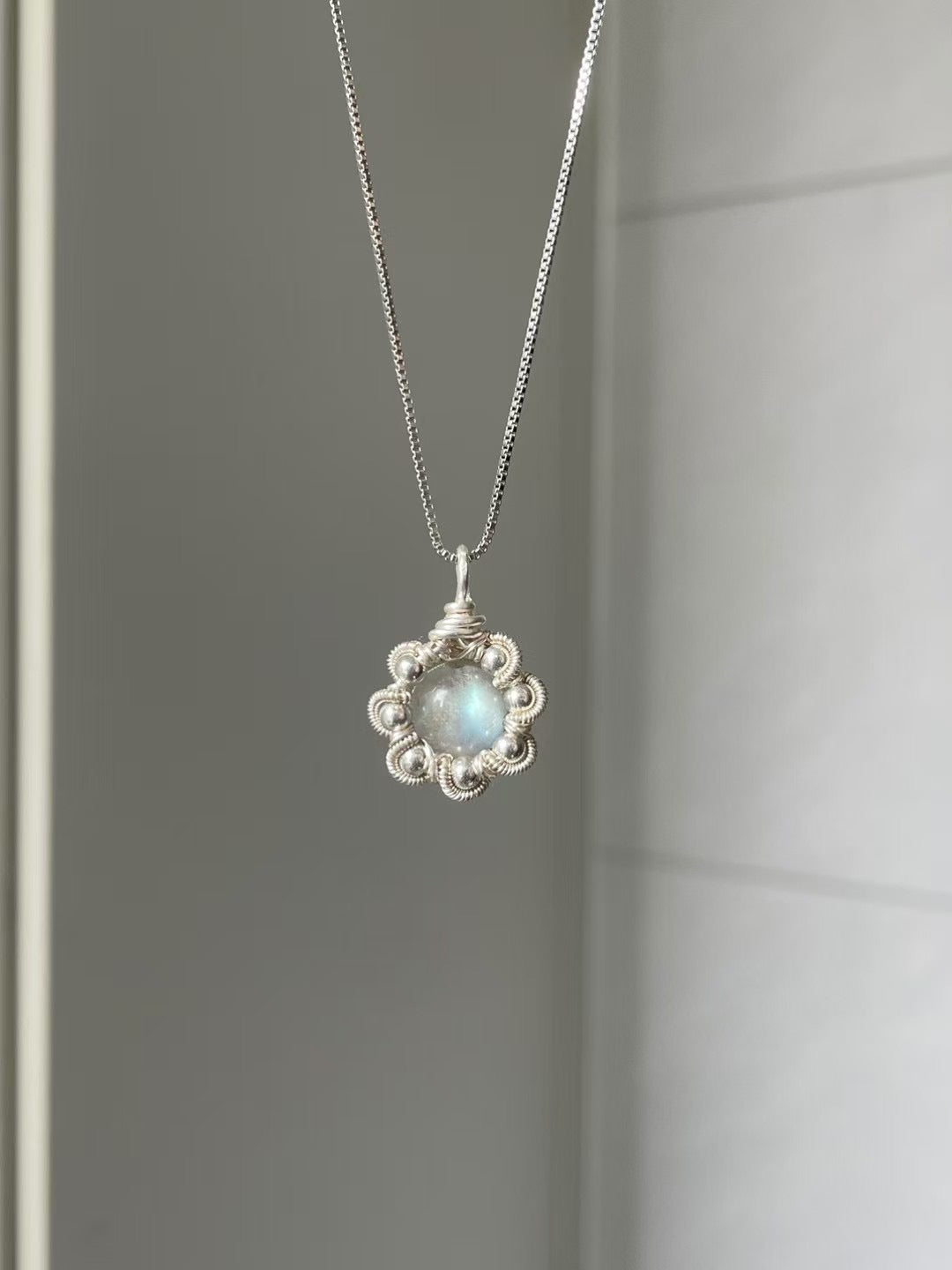 Moonstone Bloom Pendant